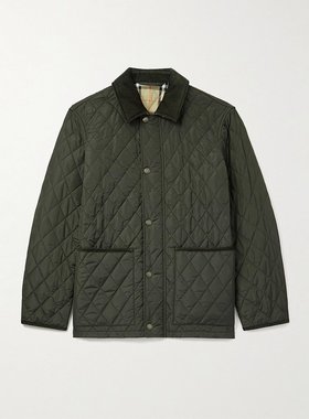 潮奢 Burberry 巴宝莉 男士 絎縫穀倉夾克 8110357