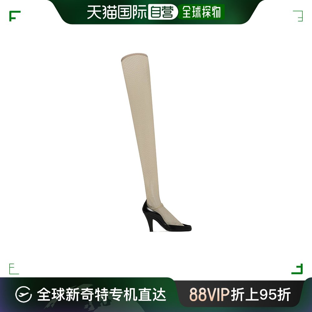 香港直邮潮奢 The Row女士 Sock Pump网布袜筒高跟鞋 F1359BC60T