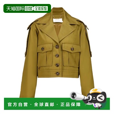 1h可退 Zimmermann Luna Drill 短款工装夹克 7424JS261DKHKDARKK