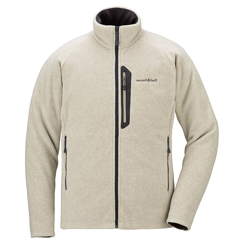 日潮跑腿Montbell蒙贝欧男修身夹克宽松舒适1106580抓绒男式