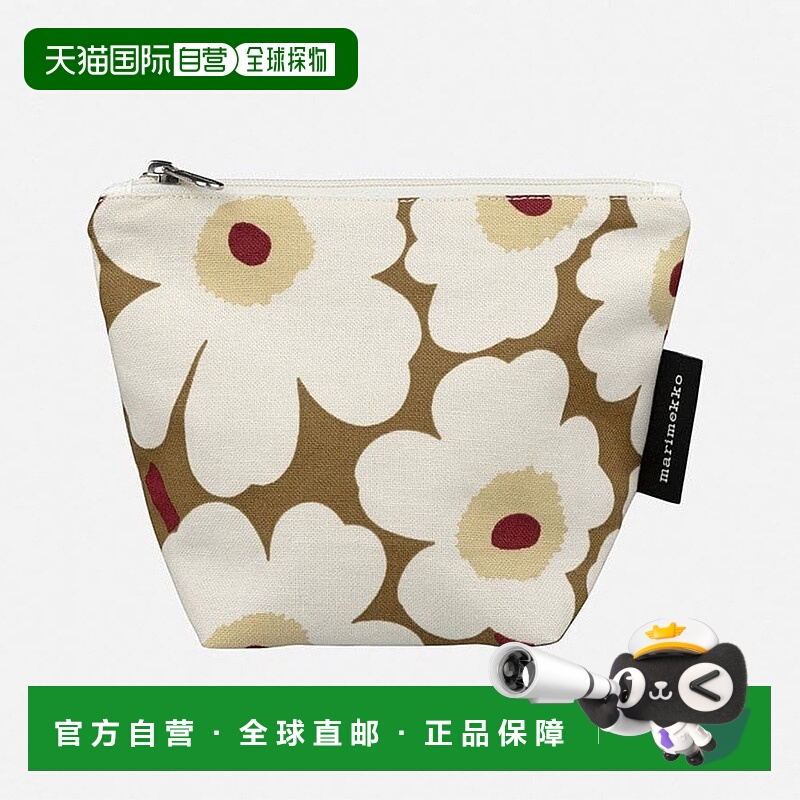 日本直邮Marimekko“MINI UNIKKO KAIT 化妆包”迷你 Unikko 小袋