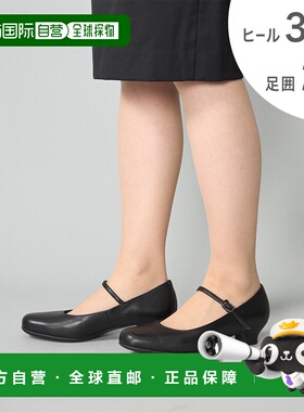 日本直邮ING 黑色细带平底鞋（黑色）玛丽珍鞋