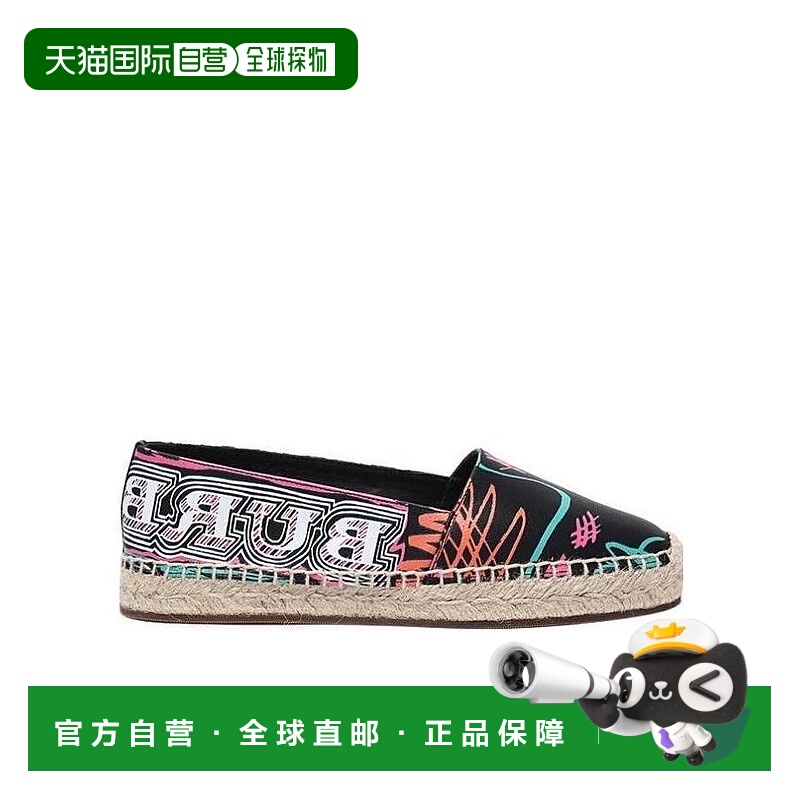 1h可退 香港直邮BURBERRY 女士休闲鞋 40665031 SS2018 花色 涂鸦