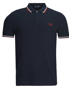 FRED PERRY男士短袖衫海蓝色