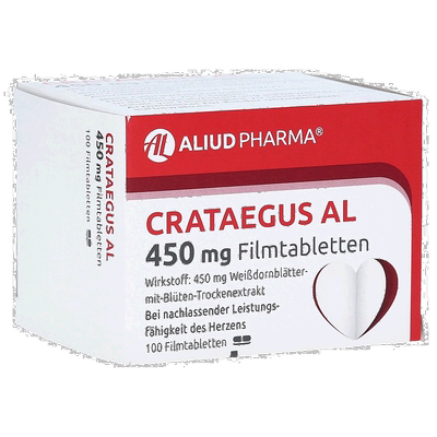 欧洲直邮德国药房ALIUD山楂抗心衰心脏供血心肌护心气喘片100粒