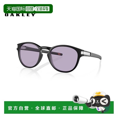 日本直邮OAKLEY LATCH 男士和女士太阳镜哑光黑色/Prizm 灰色 (OO