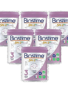欧洲直邮Biostime合生元婴儿羊奶粉800g*6罐 (10-36个月)3段