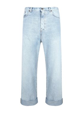 Valentino 腰带环牛仔裤 6V3DE04GARE