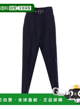 香港直邮PINKO 女士休闲裤 104701A2BQG82 SS2025 蓝色 PINKO PIO