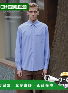 香港直邮VALENTINO 男士衬衫 VABQ35AL2C43 CO 蓝色