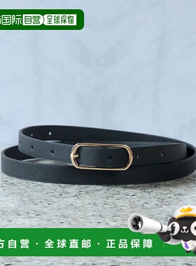 日本直邮florge 椭圆形细框皮革腰带 FL8218EW08211 腰带