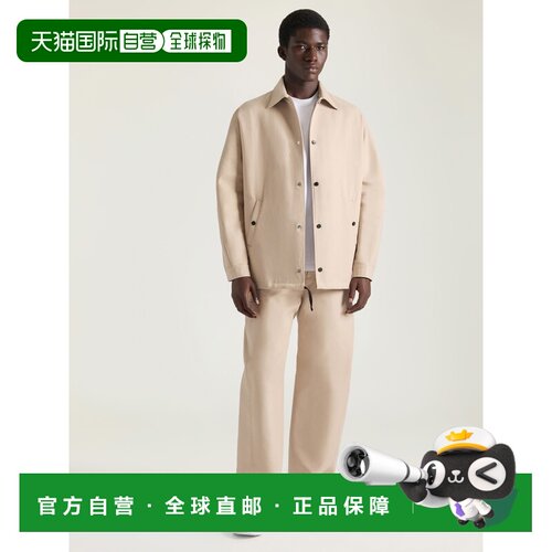 自营欧洲直邮Givenchy纪梵希 Couture Seam男士米色棉质贴布休闲