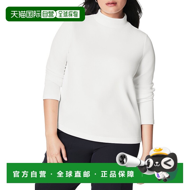 自营SPANX Air Essentials Mock Pullover - powder 美国奥莱直发