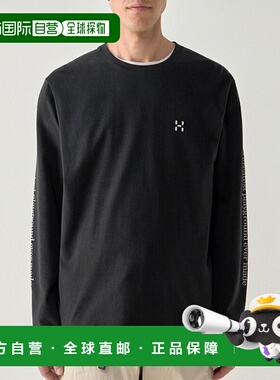 韩国直邮HAGLOFS Brand LS Tee M 纯黑色 (608137-2C5) 长袖T恤