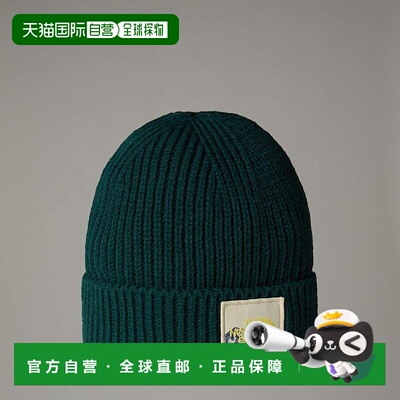 自营欧洲直邮北面TNF 方形徽标翻边帽帽子TheNorthFace针织帽