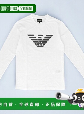 日本直邮EMPORIO ARMANI 男士T恤 8N1TN81JPZZ 0147 L 白色