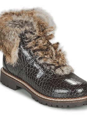 Kimberfeel  ASTANA 女士鞋子靴子 ASTANA-CROCO-MARRON