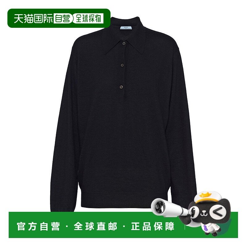 香港直邮PRADA 女士针织衫 P24F2E14XDSOOOF0002 SS2025黑色 毛衣,女装/女士精品,毛针织衫,淘宝优惠券,粉丝福利购,淘宝优惠卷