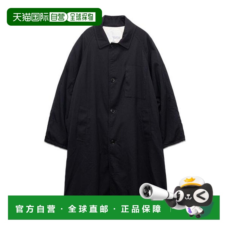 1h可退 日本直邮nanamica WINDSTOPPER单排扣大衣羊毛男款