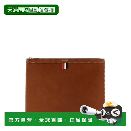 香港直邮THOM BROWNE 男士钱包 MAC021LL0044255 AW2023 棕色