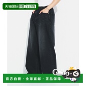 日本直邮Adoon plain 男女同款 1h可退 宽松直筒牛仔裤 简约做旧