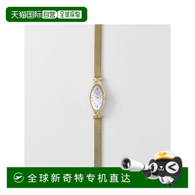 日本直邮日潮 agete 阿卡朵椭圆面饰品手表白色 均码