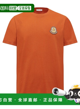 香港直邮MONCLER 男士T恤 K20918C0006489AHD383 CO 棕色 T-shirt