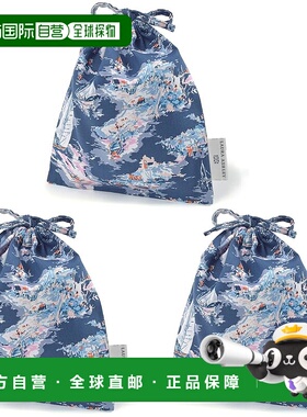 【日本直邮】CCS LAURA ASHLEY 中号无底午餐袋 Riviera 3件 N701