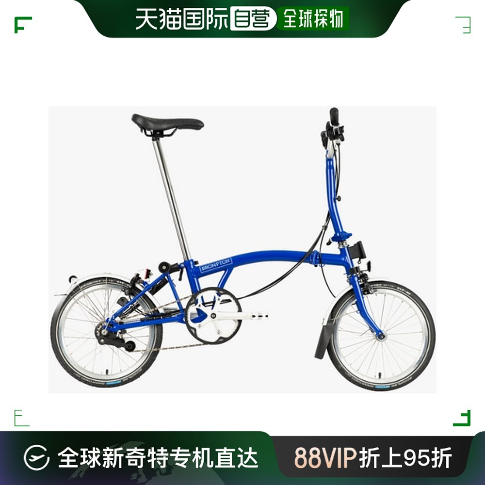 日本直邮BROMPTON 小布折叠自行车22 M6R CL SADW {PICCADILLY BL