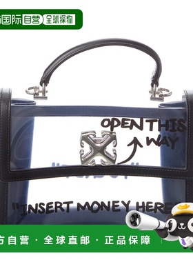 自营Off-White Jitney 2.8 Top Handle Vinyl & Leather Satchel