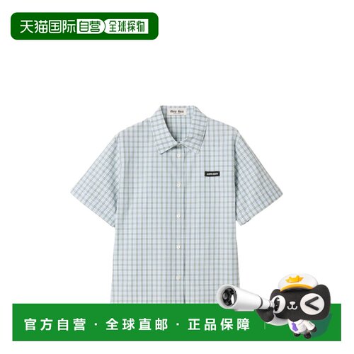 香港直邮MIU MIU 女士衬衫 MK1959196LF073K AW2026 白色 CAMICIA