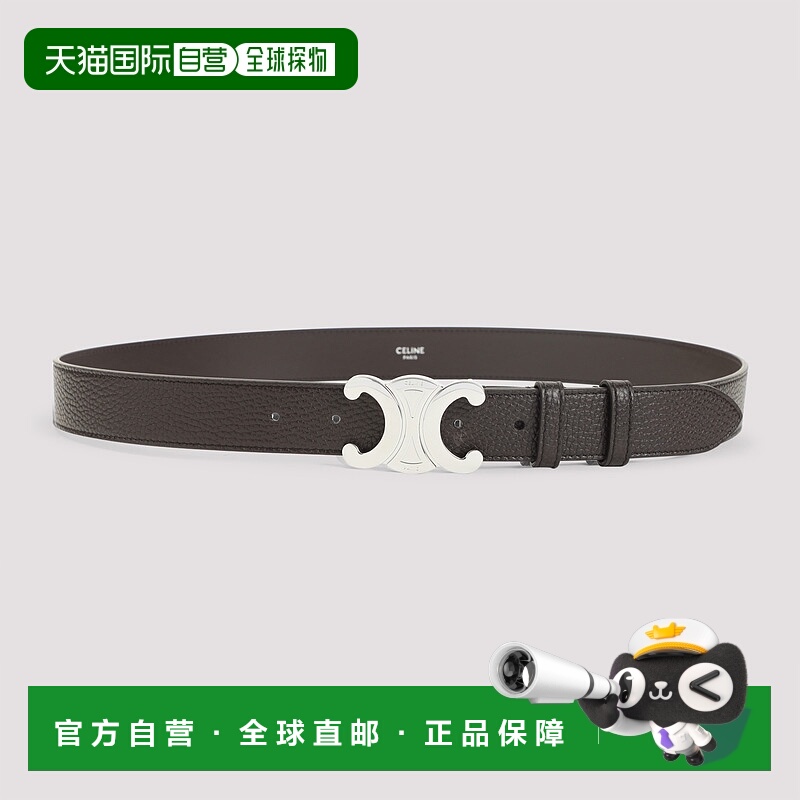 香港直邮CELINE 男士腰带 45BIE3AUY19ES SS2026 黑色 LARGE 30MM