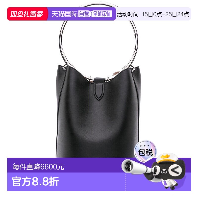 1h可退 香港直邮Alaia 女士 金属环手柄手提包 AA1S02825CA515