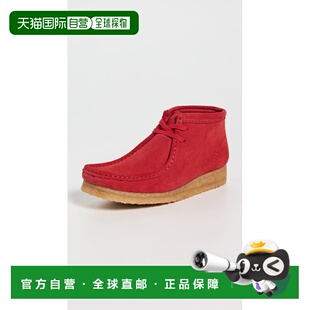 1h可退 香港直邮clarks originals 其乐 女士 Wallabee 靴子