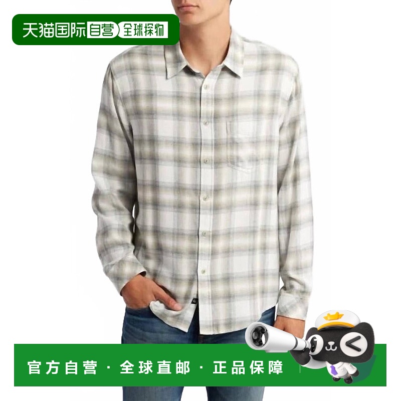 自营railsLennox Long Sleeve Shirt In Quicksand Spark Melange