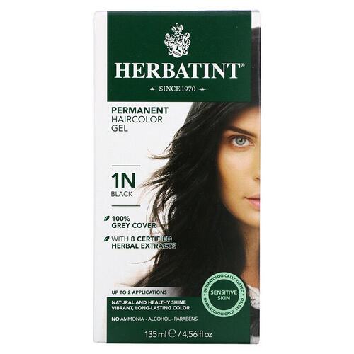 美国直邮Herbatint荷碧汀染发剂遮白发多色植物无刺激温和135ml