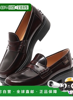 韩国直邮TOD`S XXW20L0IP70SHA R810 乐福鞋牛皮厚底皮鞋一脚蹬