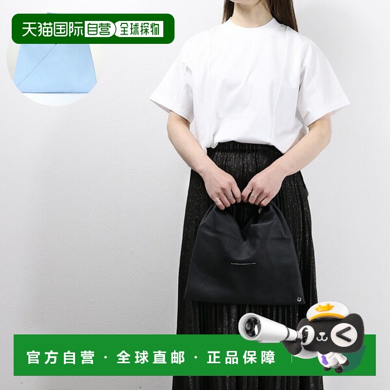 日本直邮MM6 托特包迷你三角皮革手提包女士SB6WD0013P4344