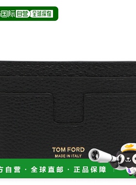 香港直邮潮奢 Tom Ford 汤姆 福特 男士 LETHER 黑色卡套 Y0232LC