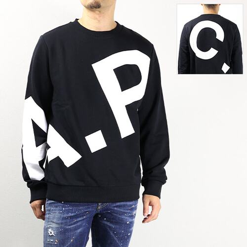 日本直邮 APC APC 运动衫运动衫圆领长袖大棉质男式 COFBQ M27817