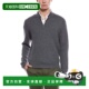 Merino 自营Bruno Zip Textured Mock Wool Magli Neck Sweat