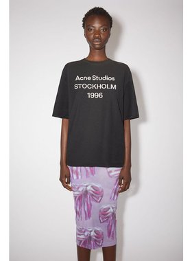 欧洲直邮Acne Studios/艾克妮1996系列字母Logo印花T恤明星同款
