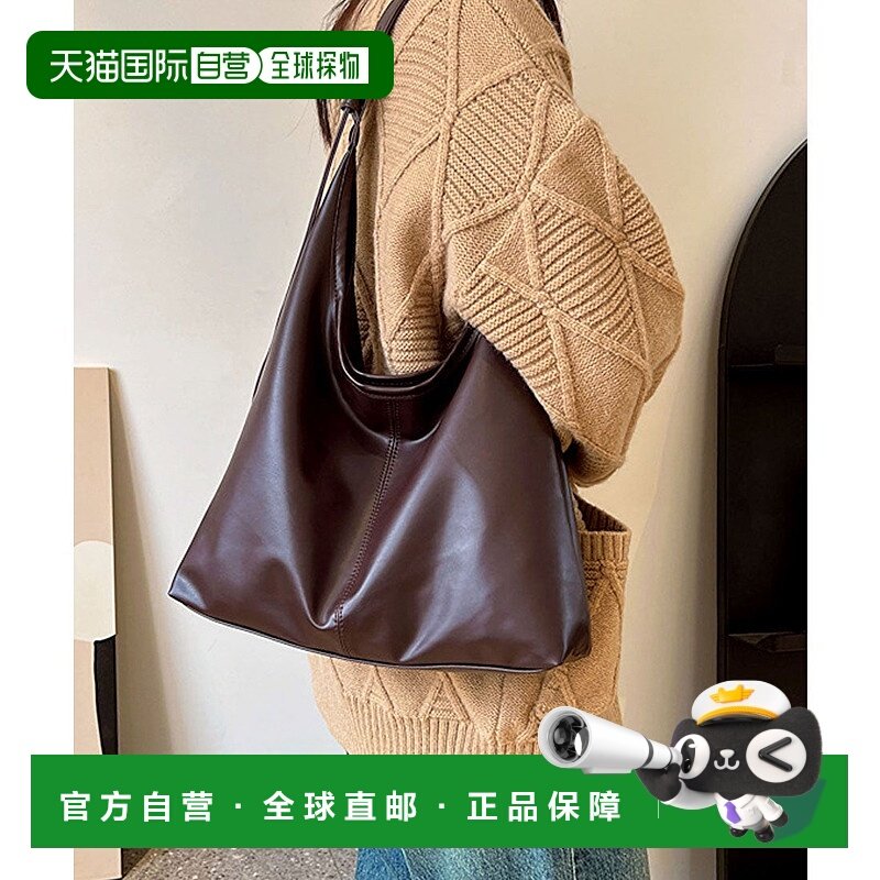 日本直邮florge 素食皮革前缝线单肩包/托特包 [FL8218AW009462]