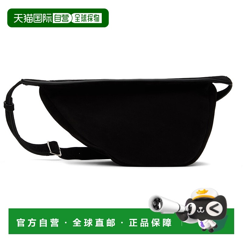 香港直邮潮奢 The Row 女士 黑色小号 Slouchy Banana 斜挎包 W11