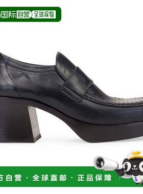 自营marni拼接MOCCASIN-黑色 美国奥莱直发一脚蹬单鞋女鞋