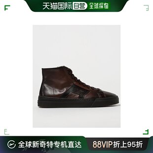 男士 圆头高帮板鞋 Santoni 香港直邮潮奢 MBGT21932SMORGON