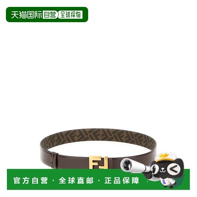 香港直邮FENDI 男士腰带 7C0531ATF9F1RHD AW2024 黑色 CINTURE