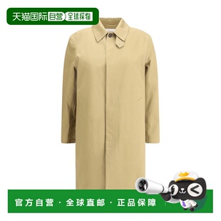 1h可退 香港直邮潮奢 Saint Laurent 圣罗兰 女士 华达呢及膝大衣