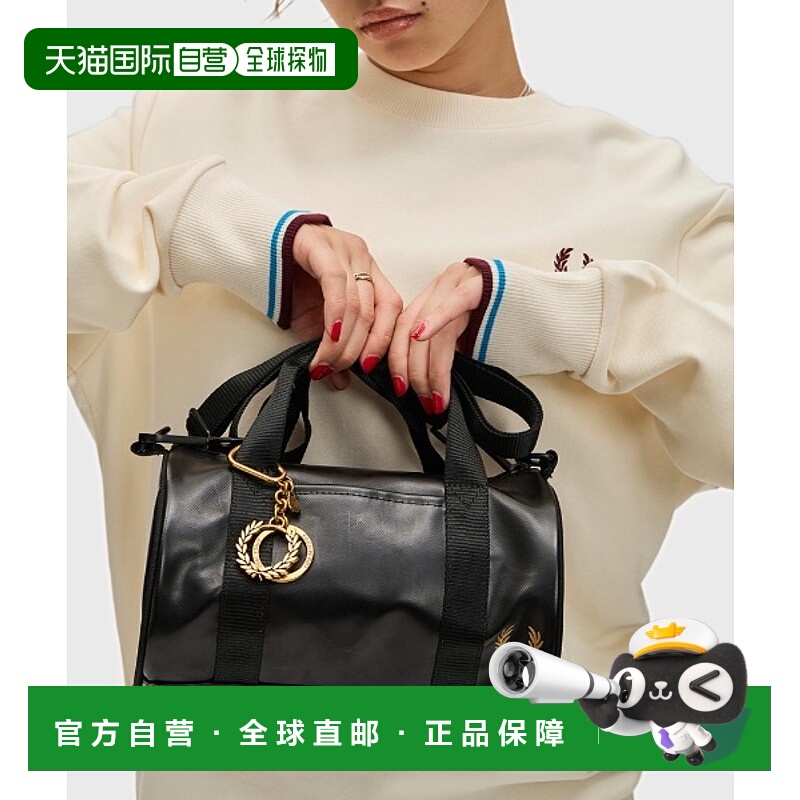 1h可退 日本直邮FRED PERRY 男女同款 经典迷你桶包 2WAY可拆肩带