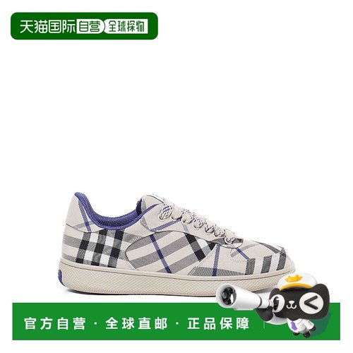 香港直邮BURBERRY 女士运动鞋 8095373 SS2025 黑色 Vintage Chec